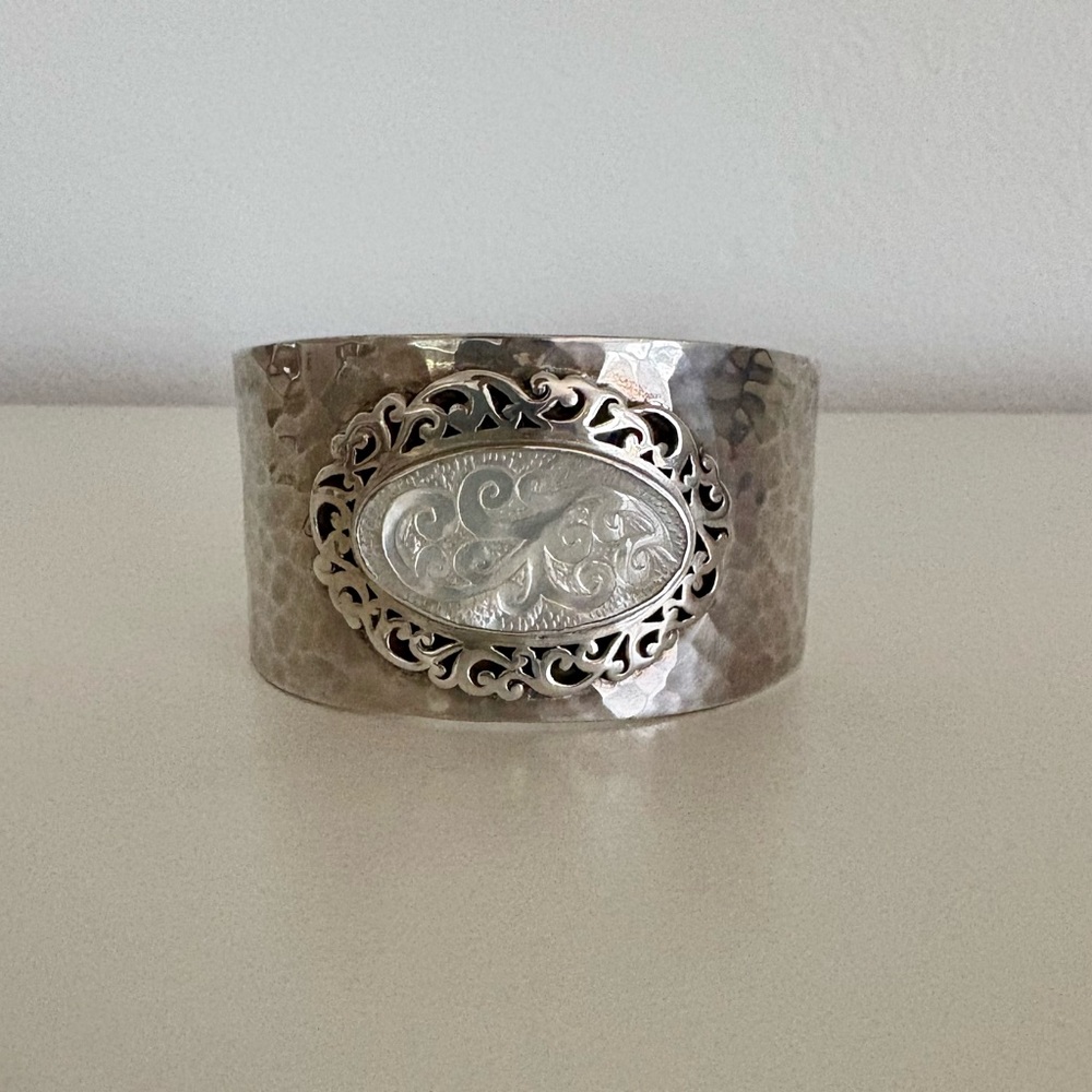 Lois Hill vintage silver cuff